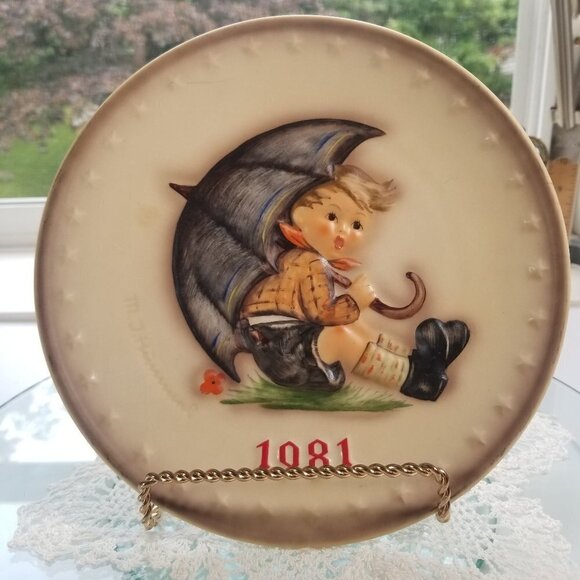 Hummel Goebel Plate Vintage 1981 11th Annual Hum 274 Hand Painted W. Germany - Picture 1 of 9